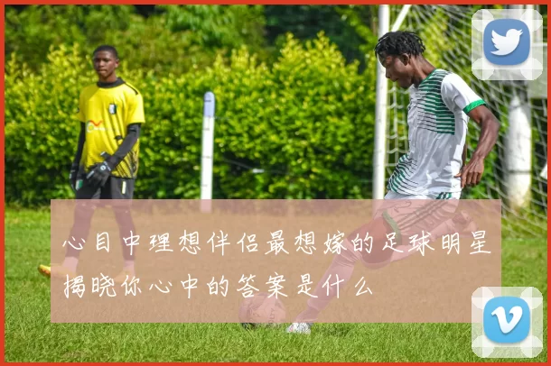 心目中理想伴侣最想嫁的足球明星揭晓你心中的答案是什么